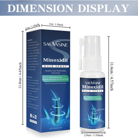 Minoxidil Hair Growth Spray Hair Growth Spray. Anti-Hair Loss, Stops Hair Thinning, Boosts Hair Strength And Thickens Hair, Treatment Spray