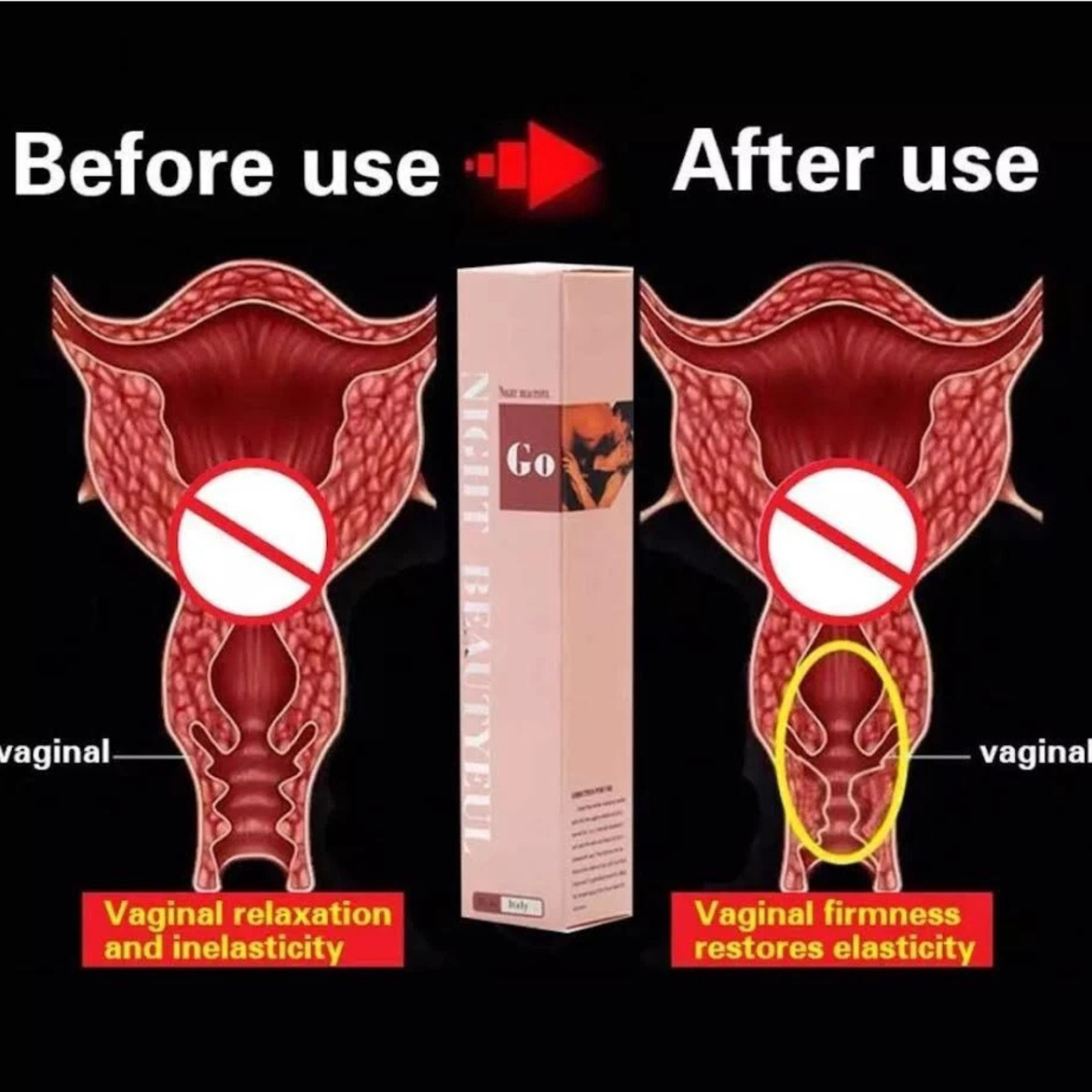 Night Beautyful Go, Vaginal Tightening, and Rejuvenation Stick
