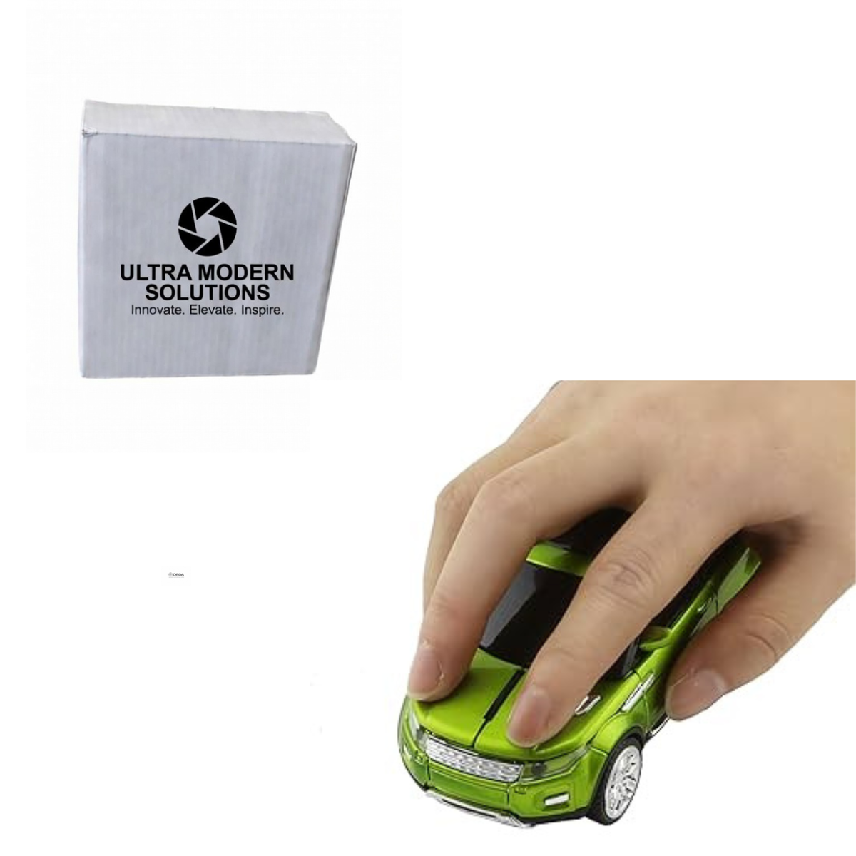 Ergonomic Wireless Laptop Desktop Computer Mouse With USB Receiver - 2.4Ghz