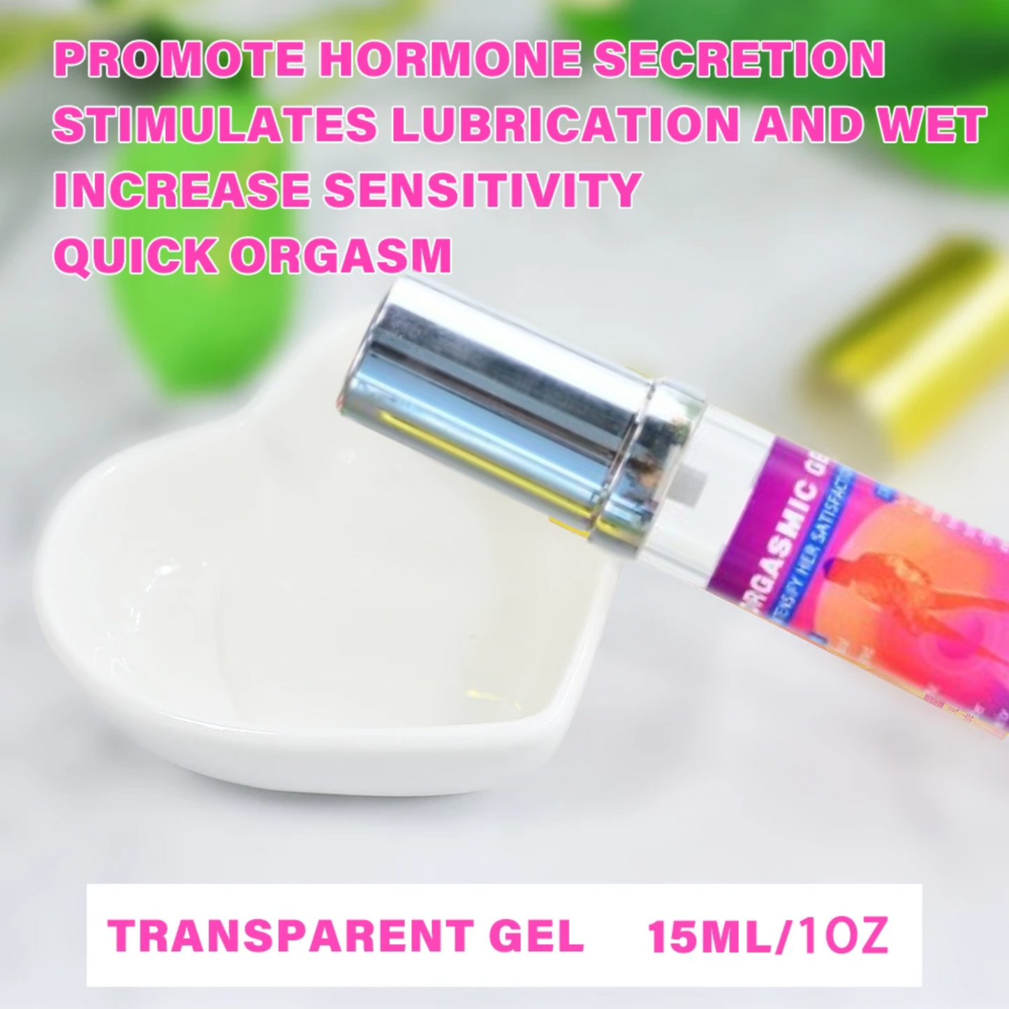 Orgasmic Gel Intensify Satisfaction, All Natural, Safe Without Side Effects