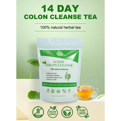 14 Day Colon Cleanse, Organic Herbal Tea