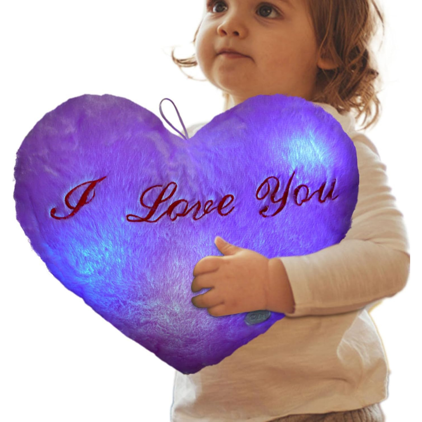 Lindavio Valentine's Day Luminous Heart Shaped Pillow