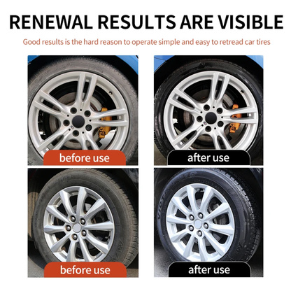 Tire Wax, Varnish Care For Tire Black Light Shine, Restore Black Shine