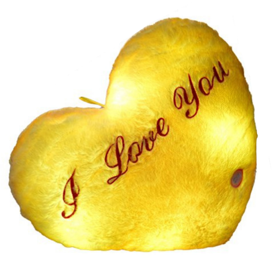 Lindavio Valentine's Day Luminous Heart Shaped Pillow