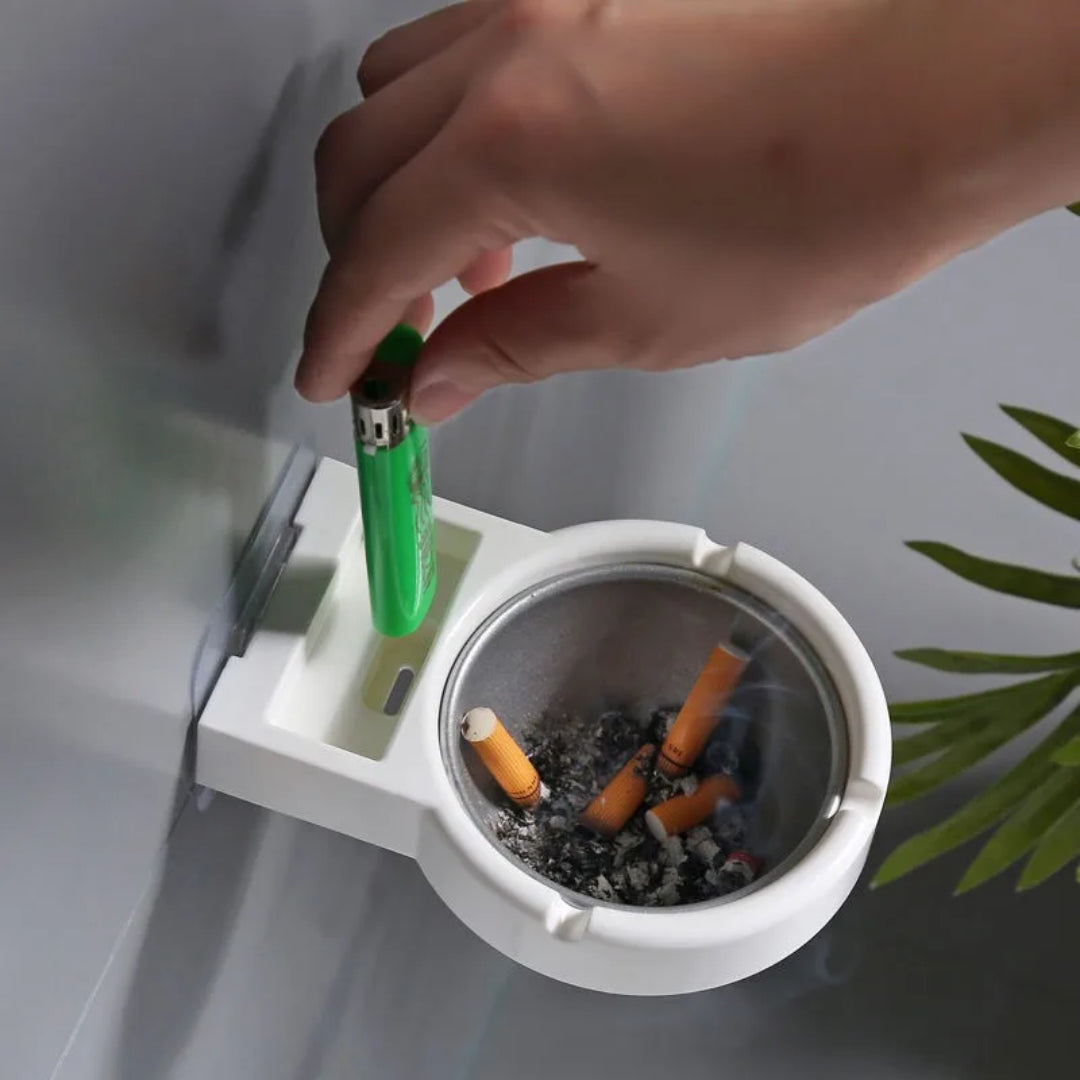 Wall Mounted Cigarette lighter Ashtray Toilet Simulation Decorative Ashtray