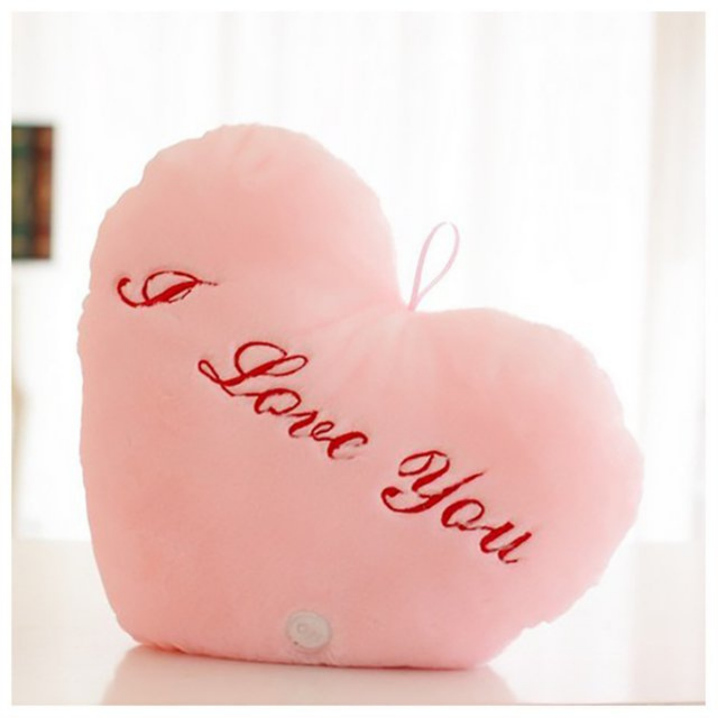Lindavio Valentine's Day Luminous Heart Shaped Pillow