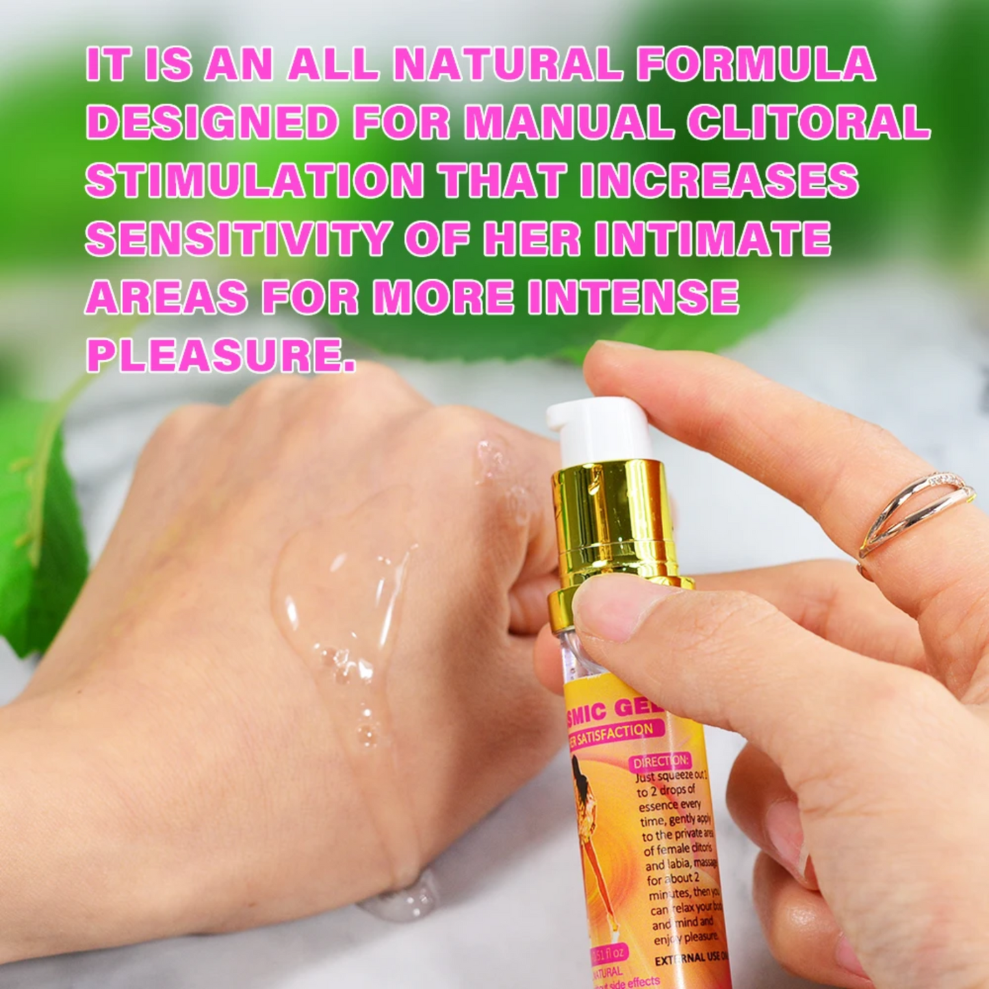 Orgasmic Gel Intensify Satisfaction, All Natural, Safe Without Side Effects