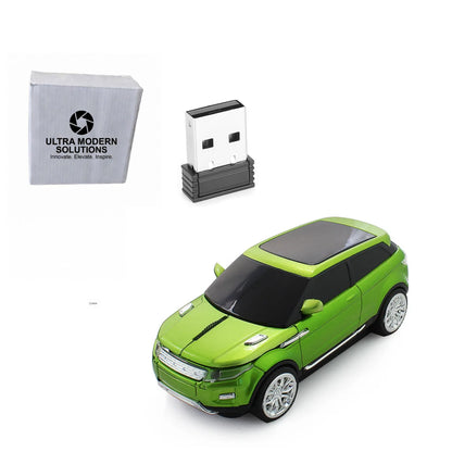 Ergonomic Wireless Laptop Desktop Computer Mouse With USB Receiver - 2.4Ghz