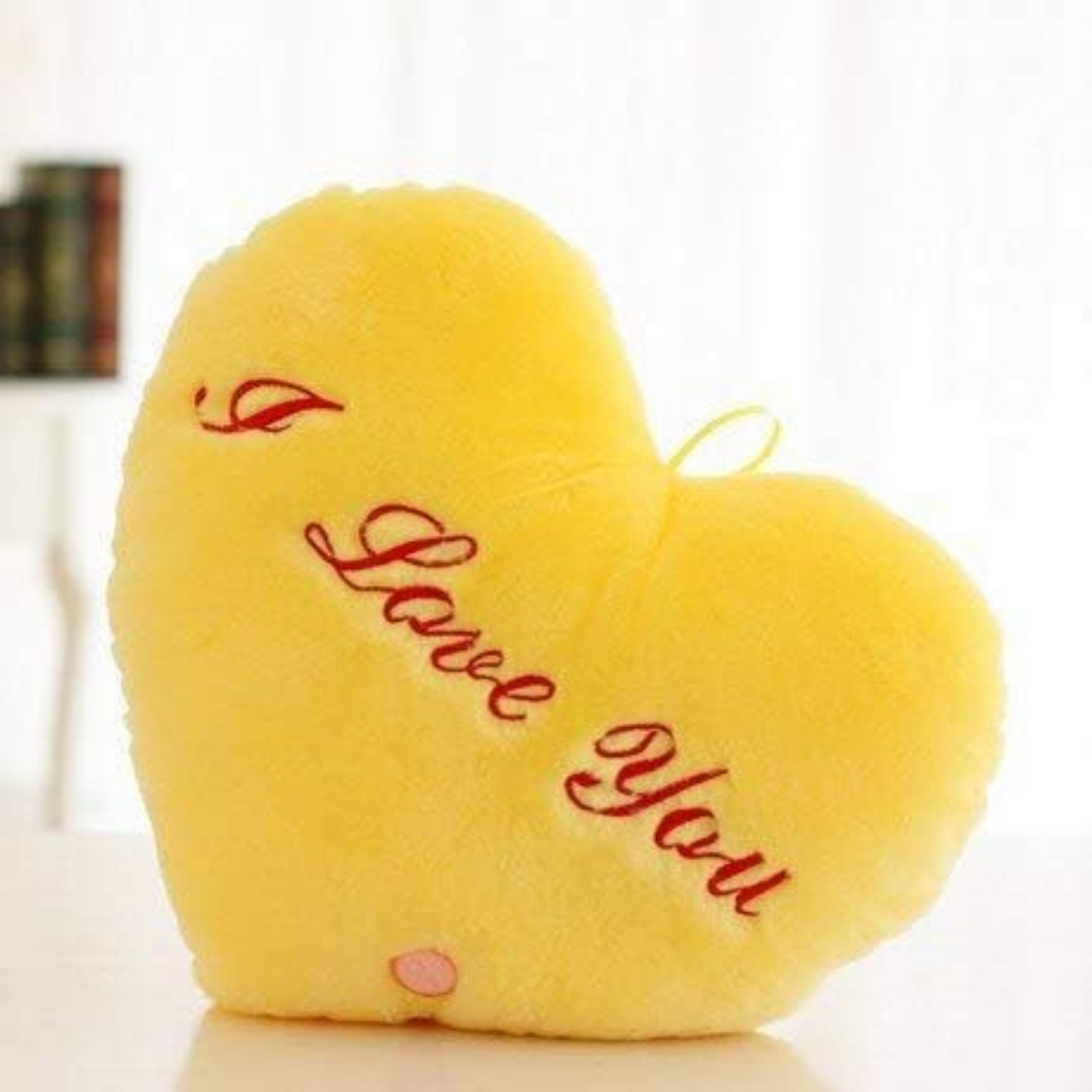 Lindavio Valentine's Day Luminous Heart Shaped Pillow