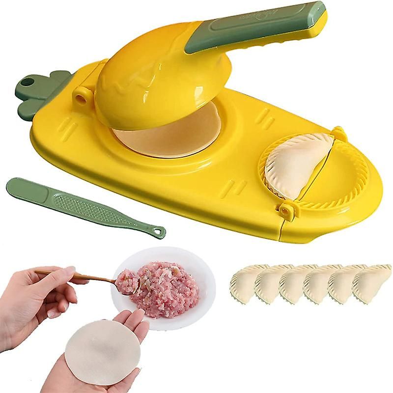 2 in1 Dumpling Maker Kitchen Baking Pastry Wrapper Mould Dough Press Maker