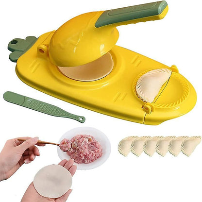 2 in1 Dumpling Maker Kitchen Baking Pastry Wrapper Mould Dough Press Maker