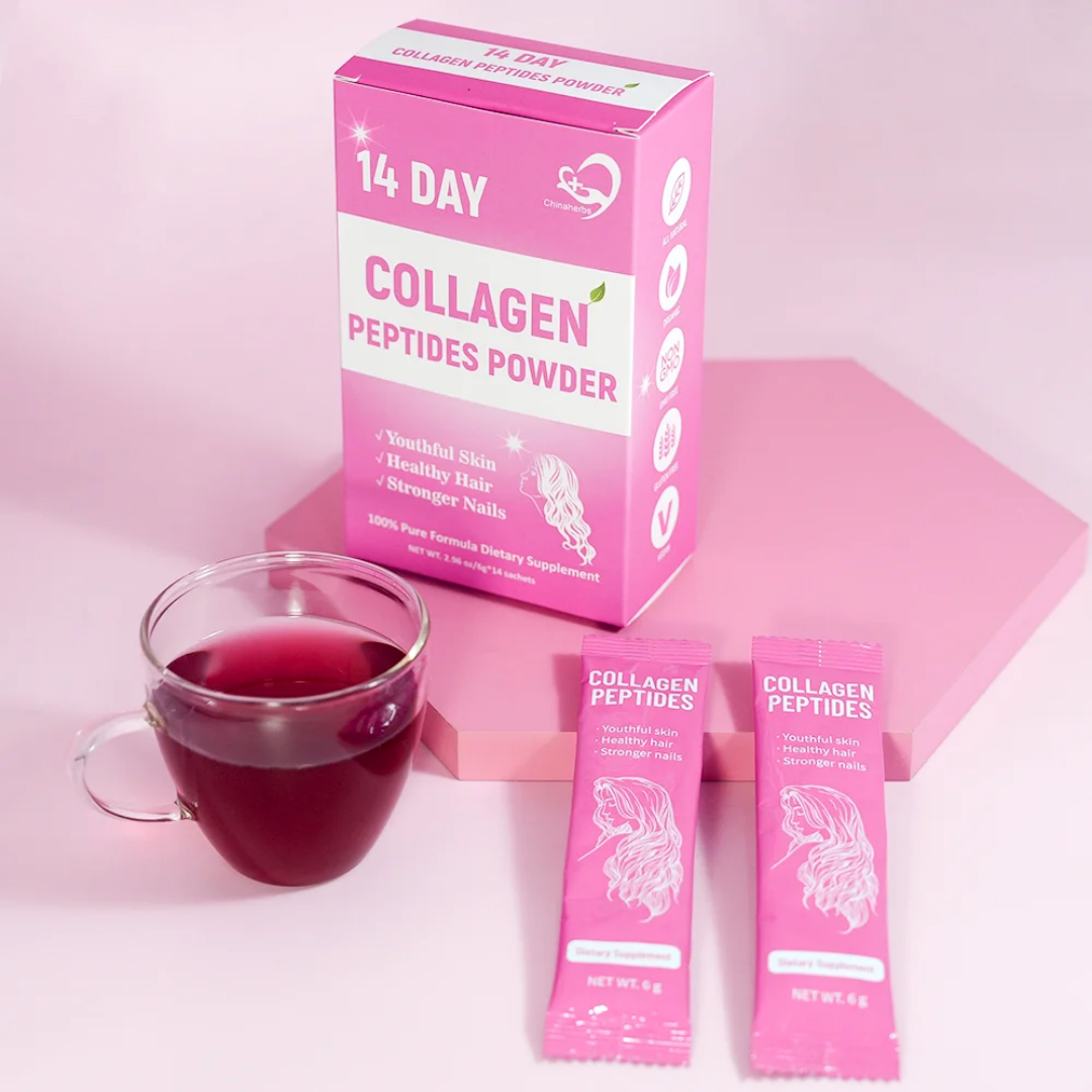 14 Day Collagen Peptides Powder 100% Pure Formula Dietary Supplement