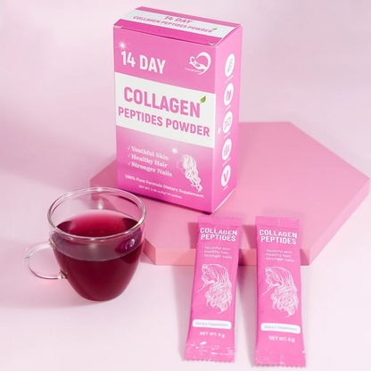 14 Day Collagen Peptides Powder 100% Pure Formula Dietary Supplement