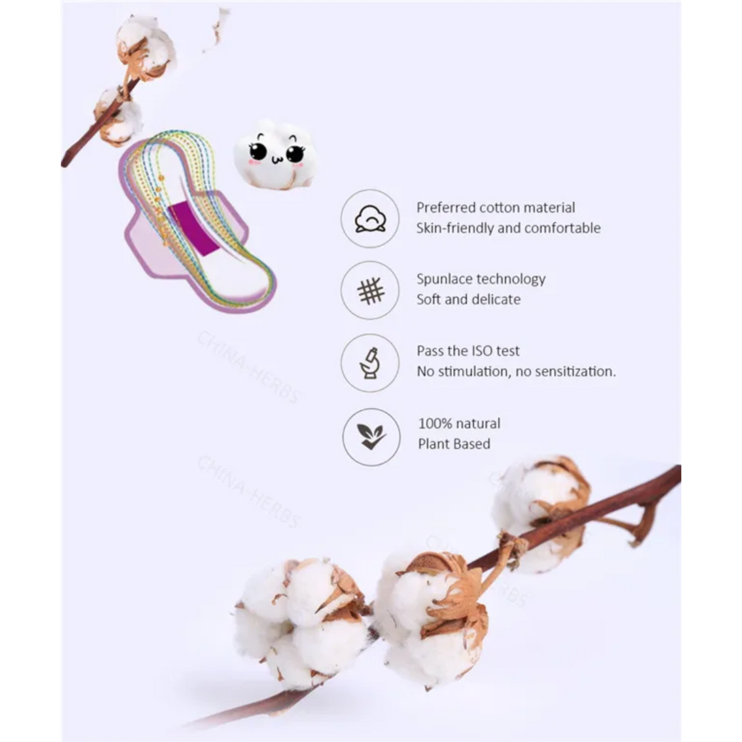 Shuya Active Oxygen And Negative Ion Sanitary Pads