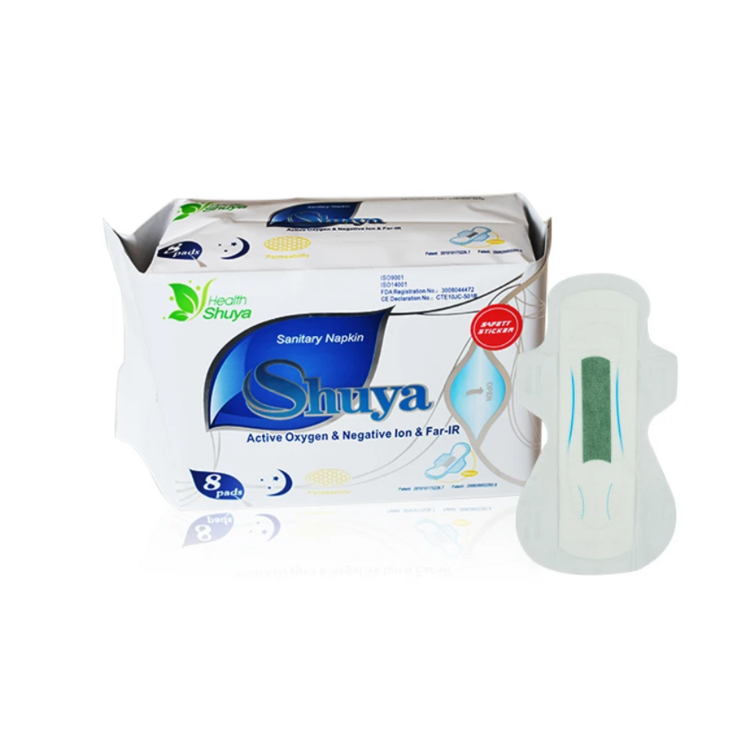 Shuya Active Oxygen And Negative Ion Sanitary Pads