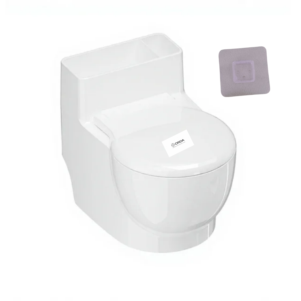 Wall Mounted Cigarette lighter Ashtray Toilet Simulation Decorative Ashtray