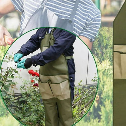Garden Gardening Apron Pruning Anti-Dirty Farming Apron With Tools Pockets