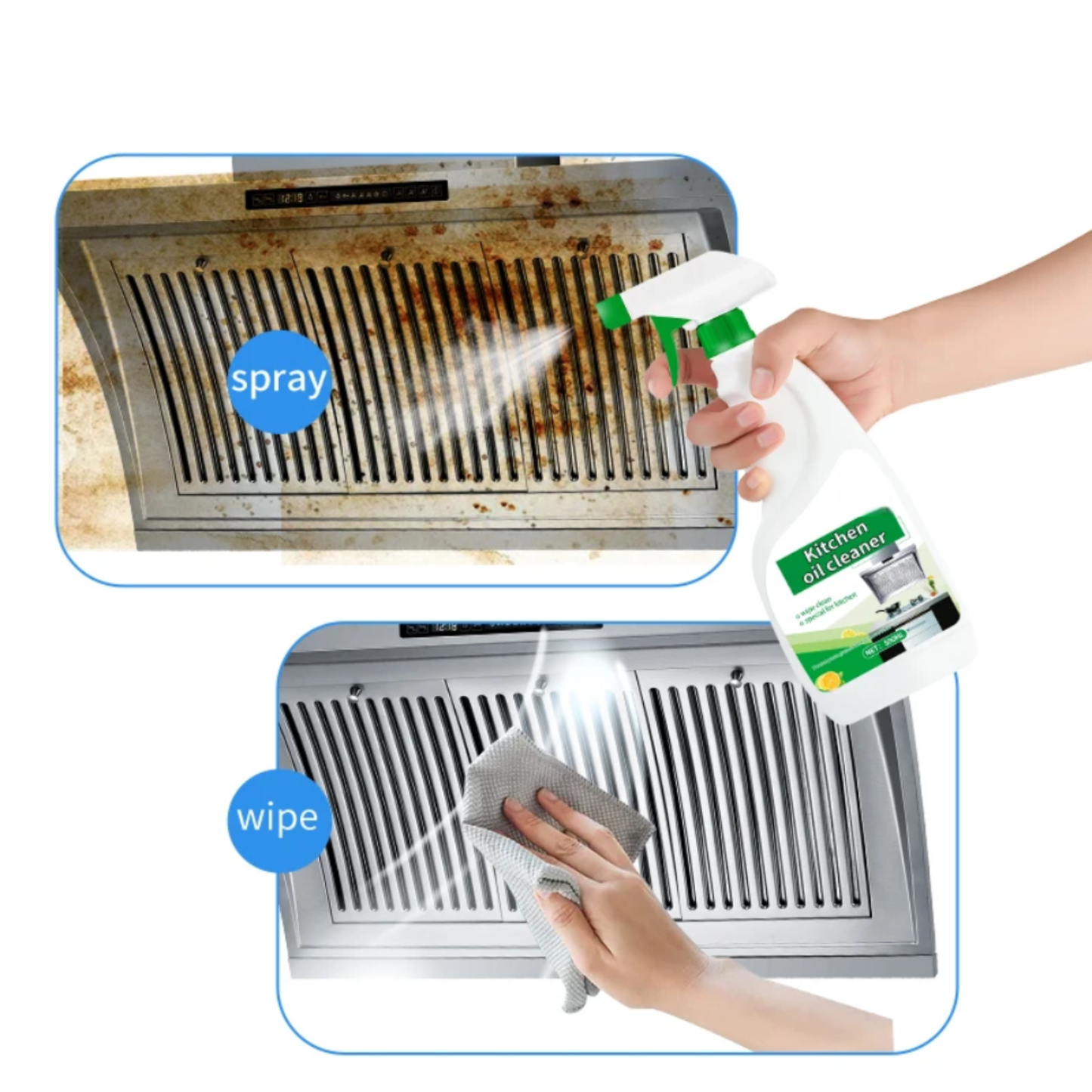 Kitchen Oil Cleaner with Nozzle - 500ml